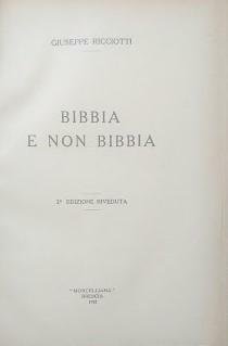 La Sacra Bibbia