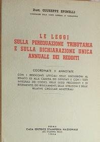Le leggi sulla perequazione tributaria e sulla dichiarazione unica annuale …