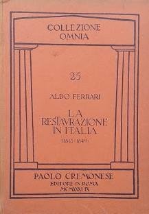 La restaurazione in Italia (1815-1849)