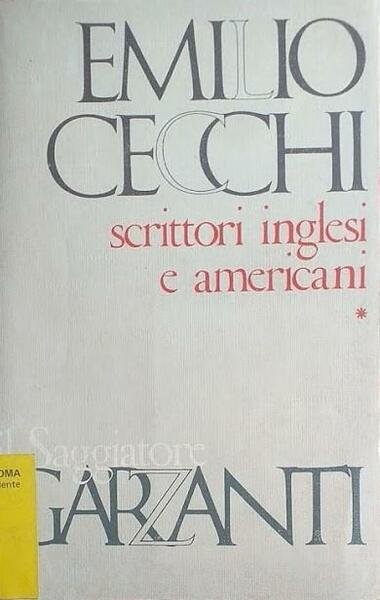 Scrittori inglesi e americani
