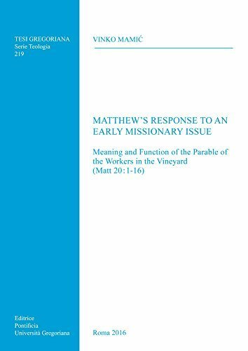 Matthew's response to an early missionary issue. Meaning and function …