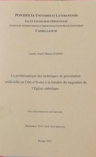 La problématique des techniques de procréation artificielle en Cote d'Ivoire …