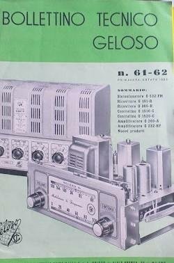 Bollettino Tecnico Geloso, n. 61-62