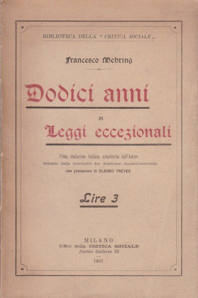 Dodici anni di Leggi eccezionali