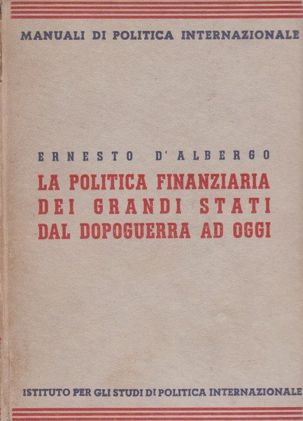 La politica finanziaria dei grandi stati dal dopoguerra ad oggi | Immagine principale