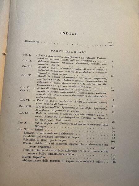 Tecnica chimica fisiologica