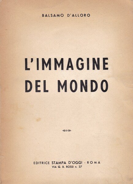 L'immagine del mondo