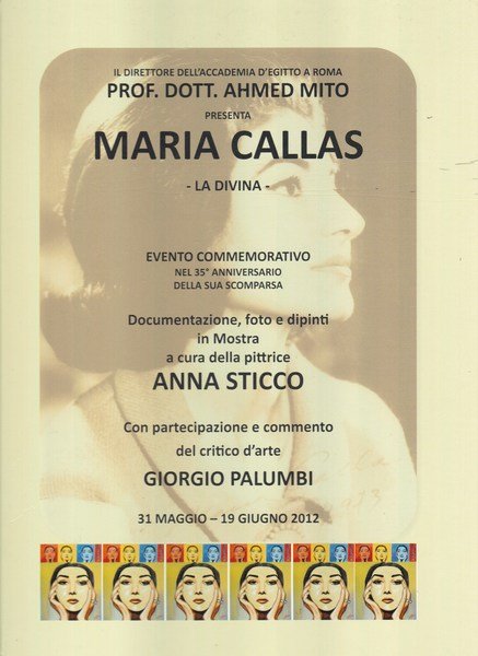 Maria Callas. La Divina. Evento commemorativoi nel 35^ anniversario della …