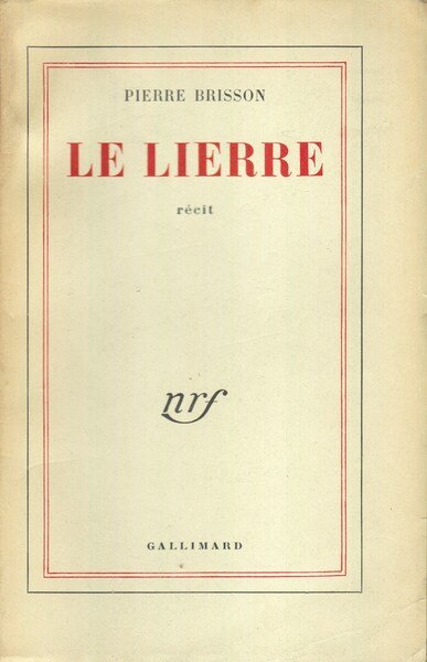Le lierre. Récit. | Immagine principale