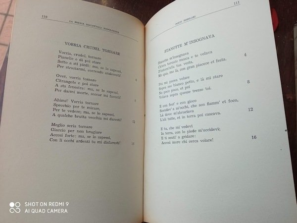 La poesia dialettale napoletana. I. II.