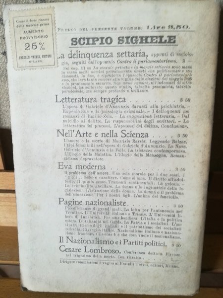 Il nazionalismo e i partiti politici