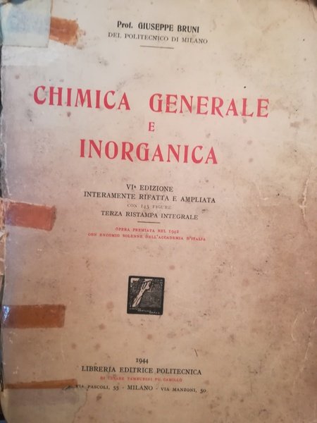 Chimica generale e inorganica