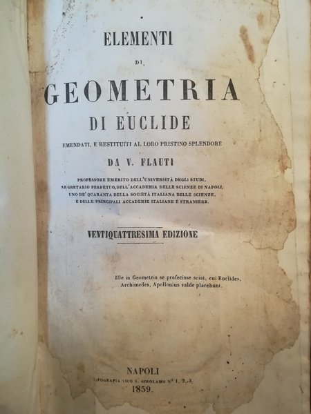 Elementi di geometria di Euclide