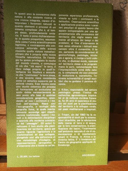 L'eco-geografia e la pianificazione dell'ambiente naturale.