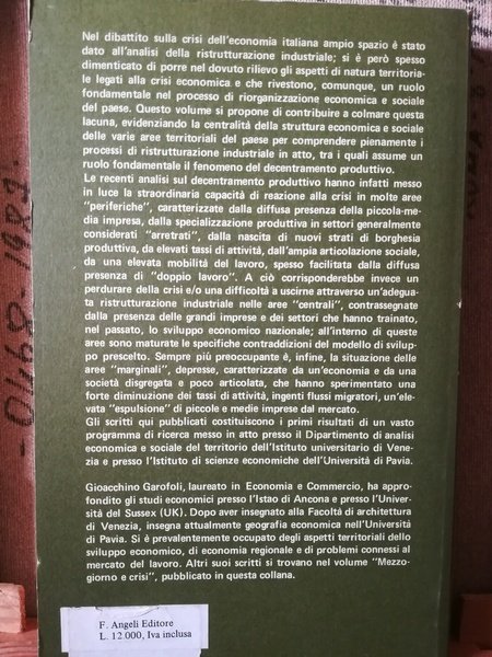 Ristrutturazione industriale e territorio
