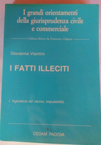 I fatti illeciti. Ingiustizia del danno, imputabilità 1 | Immagine principale