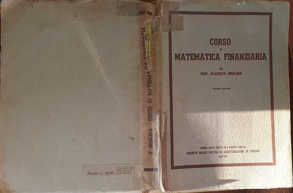 Corso di Matematica finanziaria