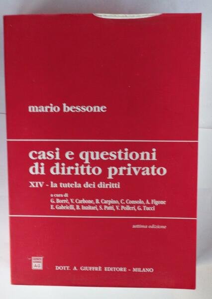Casi e questioni di diritto privato. XIV-La tutela dei diritti
