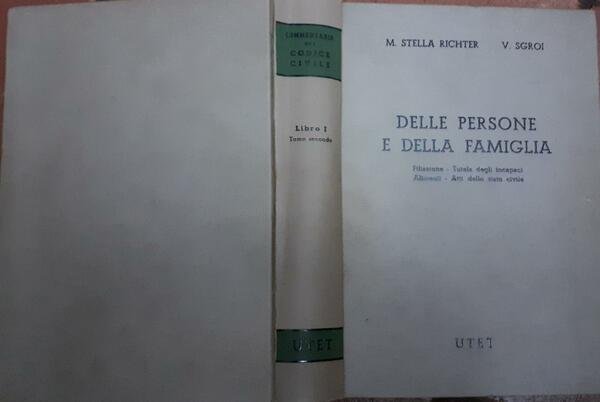 Delle persone e della famiglia. Filiazione, tutela degli incapaci, alimenti, …