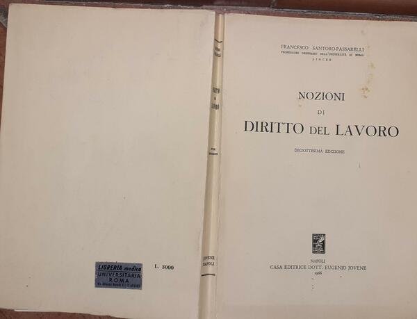 Nozioni di diritto del lavoro