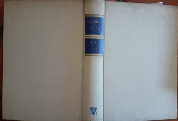 Enciclopedia forense Volume I A-B | Immagine principale
