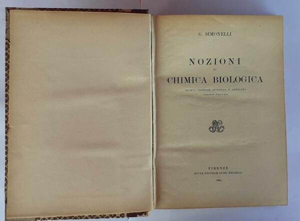 Nozioni di chimica biologica