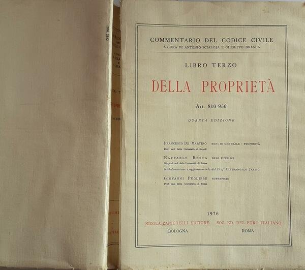 Della proprieta' Libro III, 4 edizione