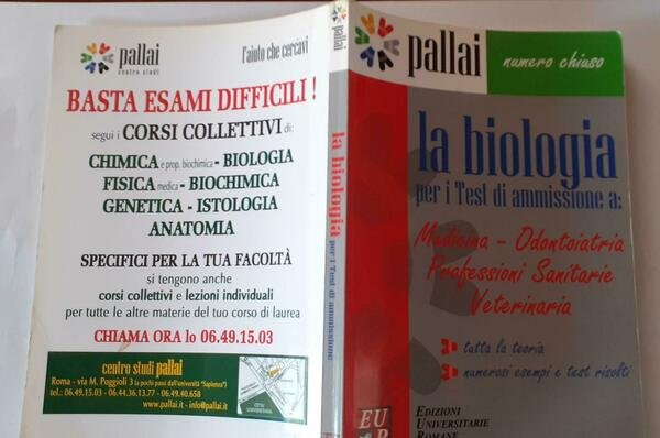 La biologia per i test di ammissione a Medicina Odontoiatria …