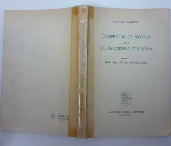 Compendio di storia della letteratura italiana I