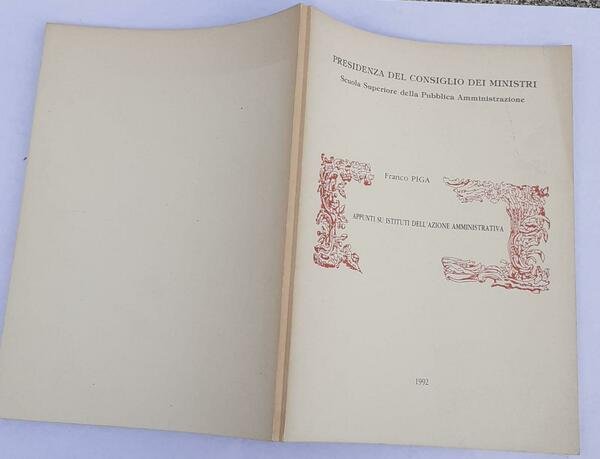 Appunti su istituti dell'azione amministrativa