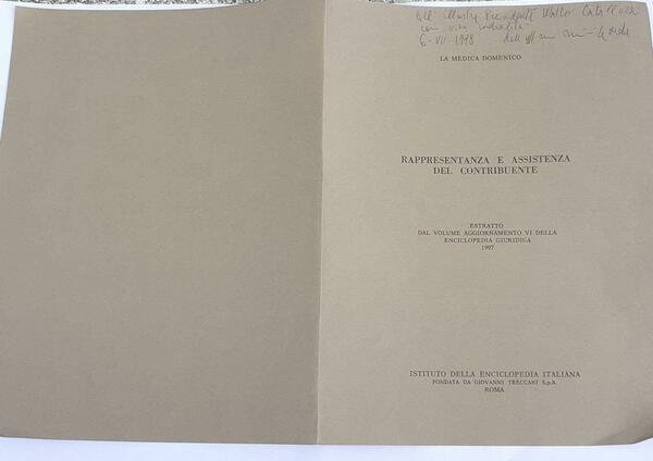 Rappresentanza e assistenza del contribuente