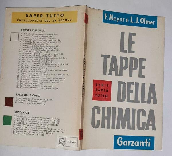 Le tappe della chimica