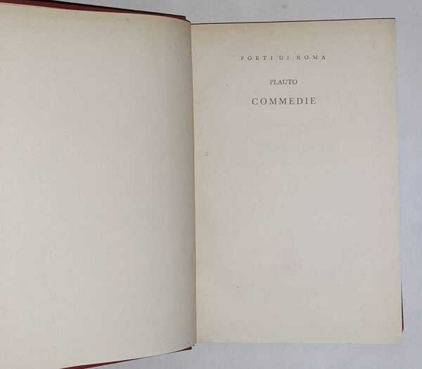 Commedie testo e versione poetica di Guido Vitali. Aulularia, Miles … | Immagine principale