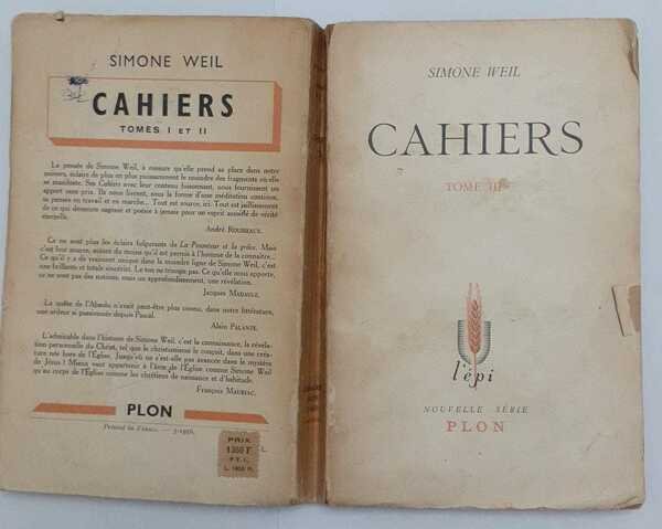 Cahiers. Tome III