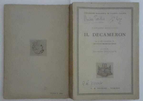 Il Decameron. 49 novelle commentate da Attilio Momigliano a cura di Edoardo Sanguineti