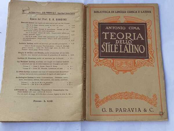 Teoria dello stile latino | Immagine principale