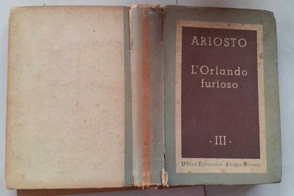 L' Orlando furioso. Volume III