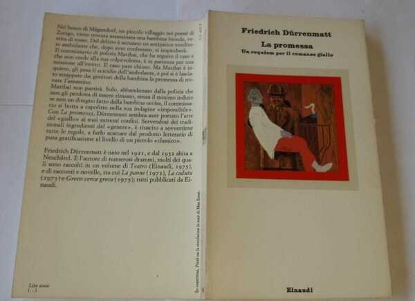 La promessa. Un requiem per il romanzo giallo
