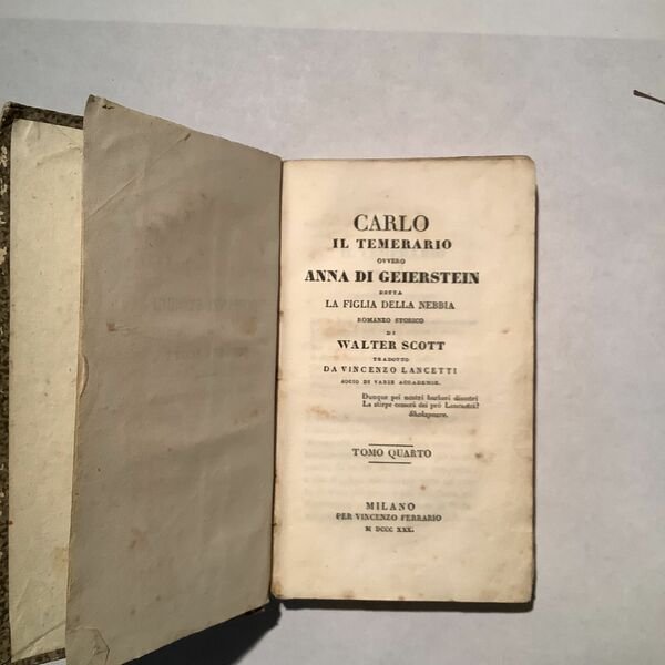 Carlo il temerario ovvero Anna di Geierstein detta la figlia … | Immagine principale