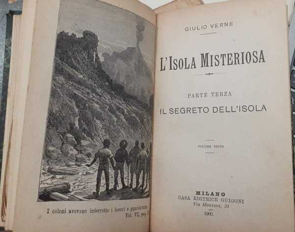 L' Isola Misteriosa. Parte terza. Il segreto dell'isola. Volume quinto … | Immagine principale