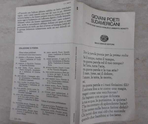 Giovani poeti sudamericani
