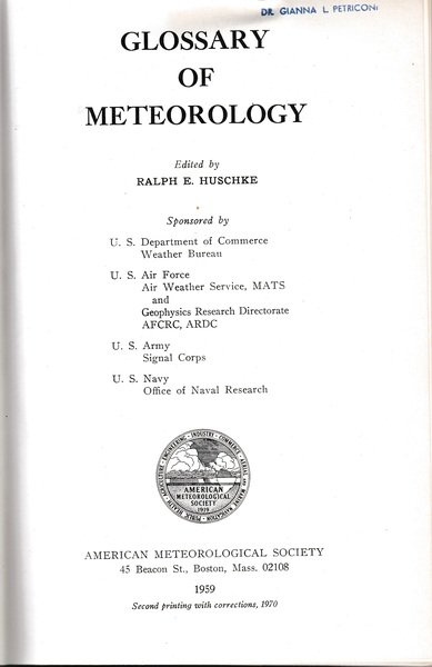 Glossary of Meteorology | Immagine principale