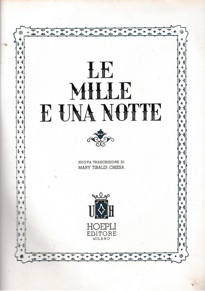 Le mille e una notte