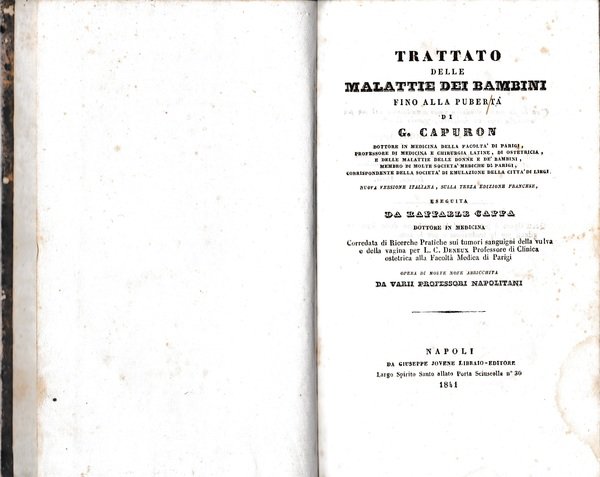 Trattato delle malattie dei bambini fino alla pubertà. Parte II | Immagine principale