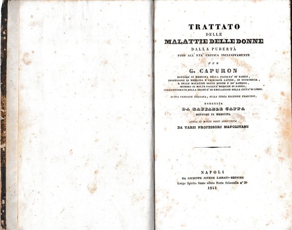 Trattato delle malattie delle donne | Immagine principale