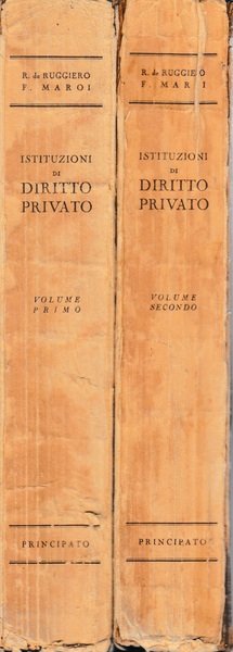 Istituzioni di diritto privato  2 volumi