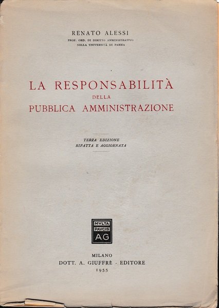 La responsabilità della pubblica amministrazione