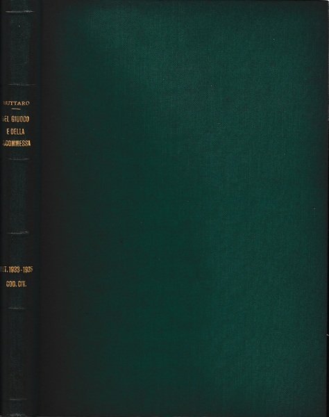 Libro quarto - delle obbligazioni. Del giuoco e della scommessa …