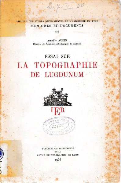 Essai sur la topographie de Lugdunum