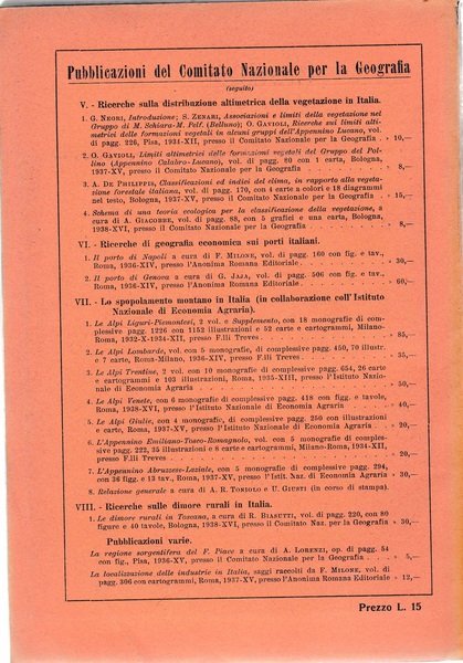 Contributi alla carta antropogeografica della Venezia Tridentina vol. 3